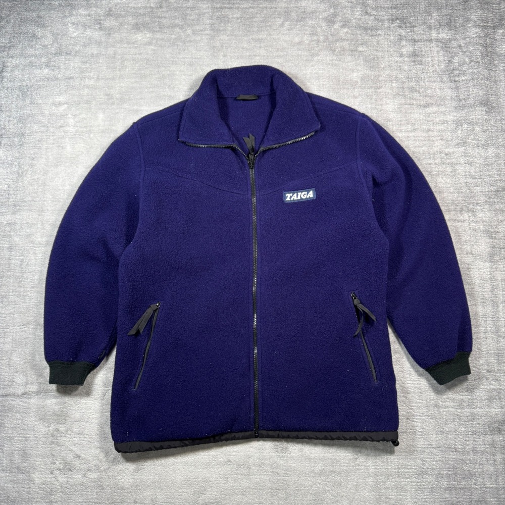 Taiga Jacket Womens 6 Purple Fleece Polartec Vtg Full Zip Skii Outdoors Hiking